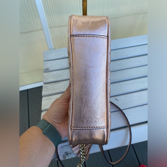 Michael Kors Bags Michael Kors Quilted Floral Camera Bag Like New